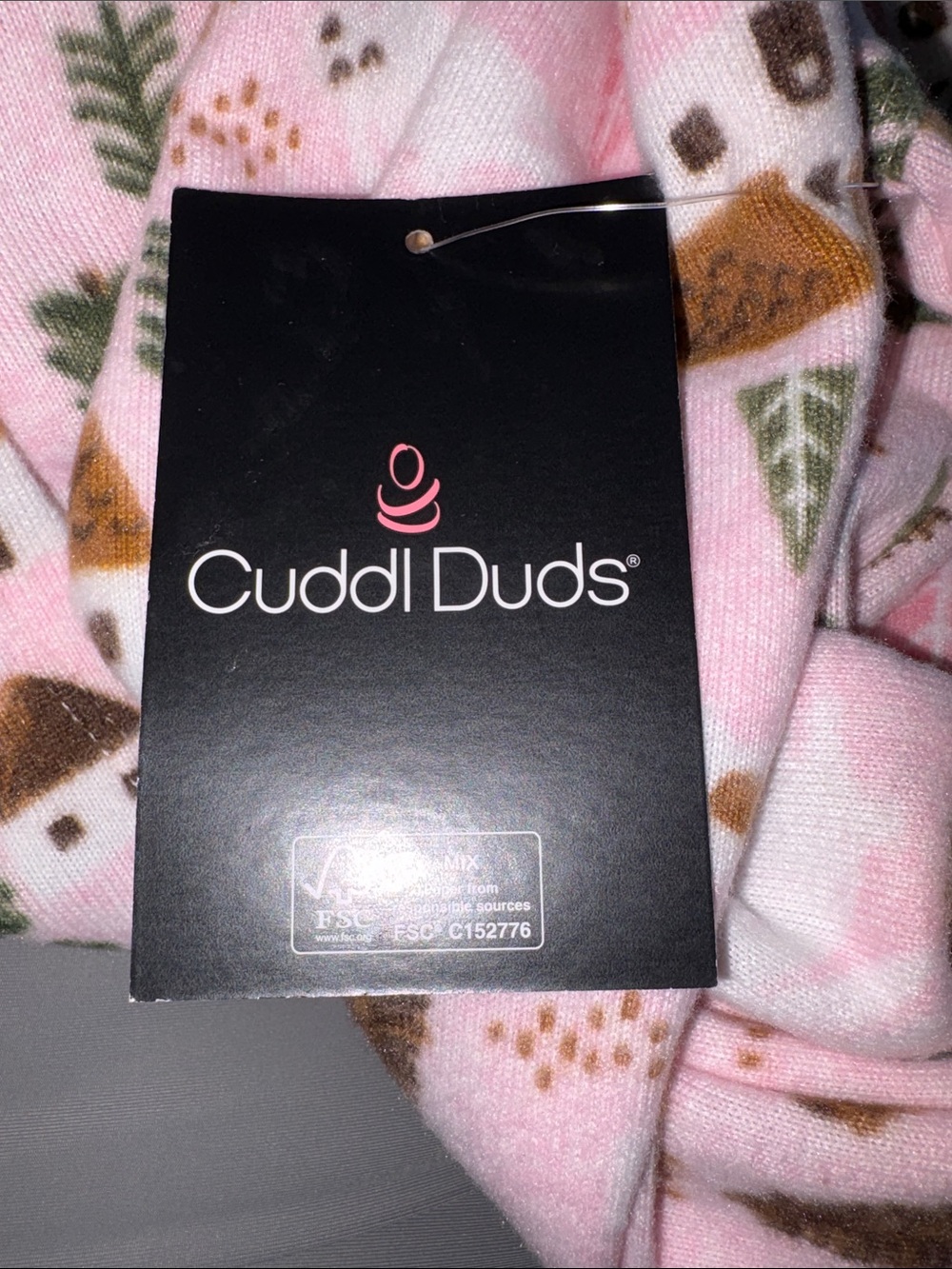 Cuddl Duds Women’s Pink Woodland Print Pajama Set NWT XXL - Picture 9 of 10